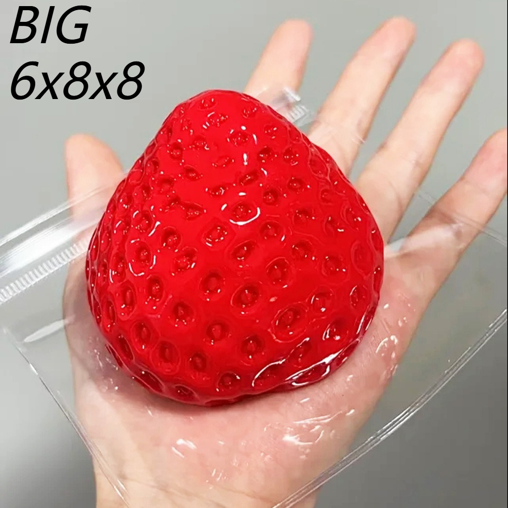 Party Games Game - Strawberry Squeeze Toy Fidget Toy Slow