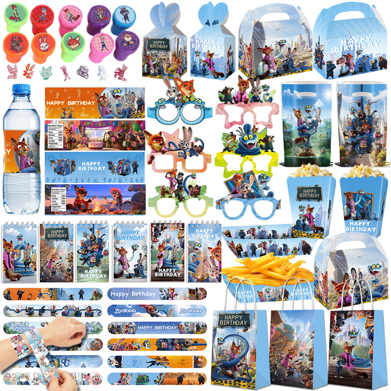 Zootopia Party Games - Disney Zootopia 2 Gift Bag Birthday
