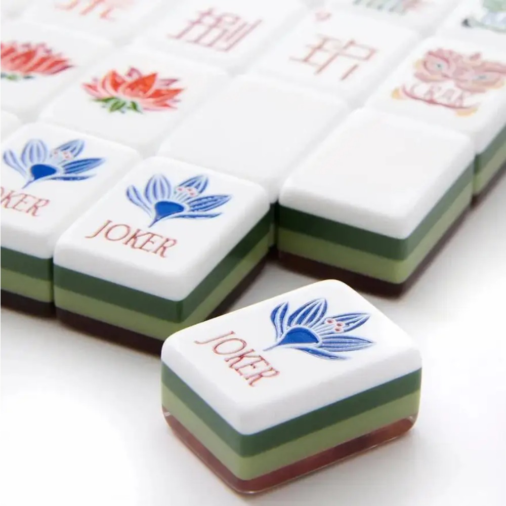 Party Games Game - Portable 160Pcs American Mahjong Set, 4-layer