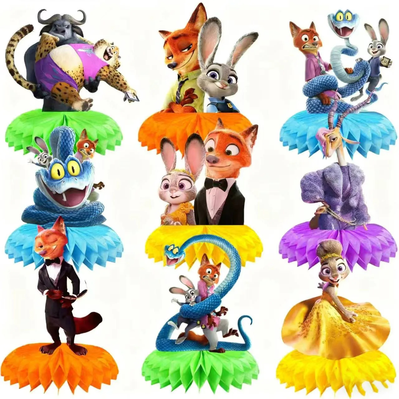 Zootopia Party Games - Zootopia 2 Birthday Party Honeycomb Judy