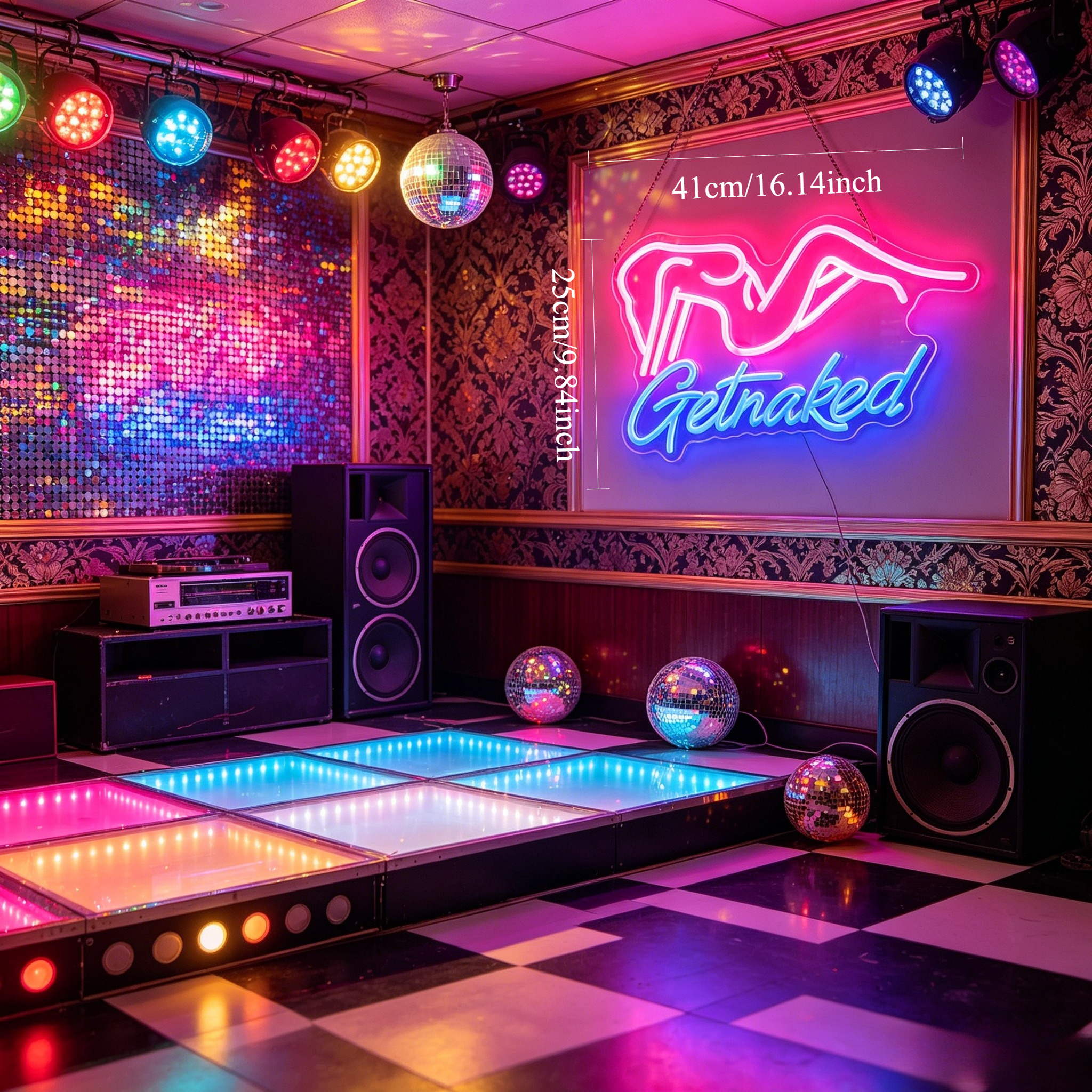 LED Neon Light Sign Lady Body  - Party Games Shop 리뷰 및 가격