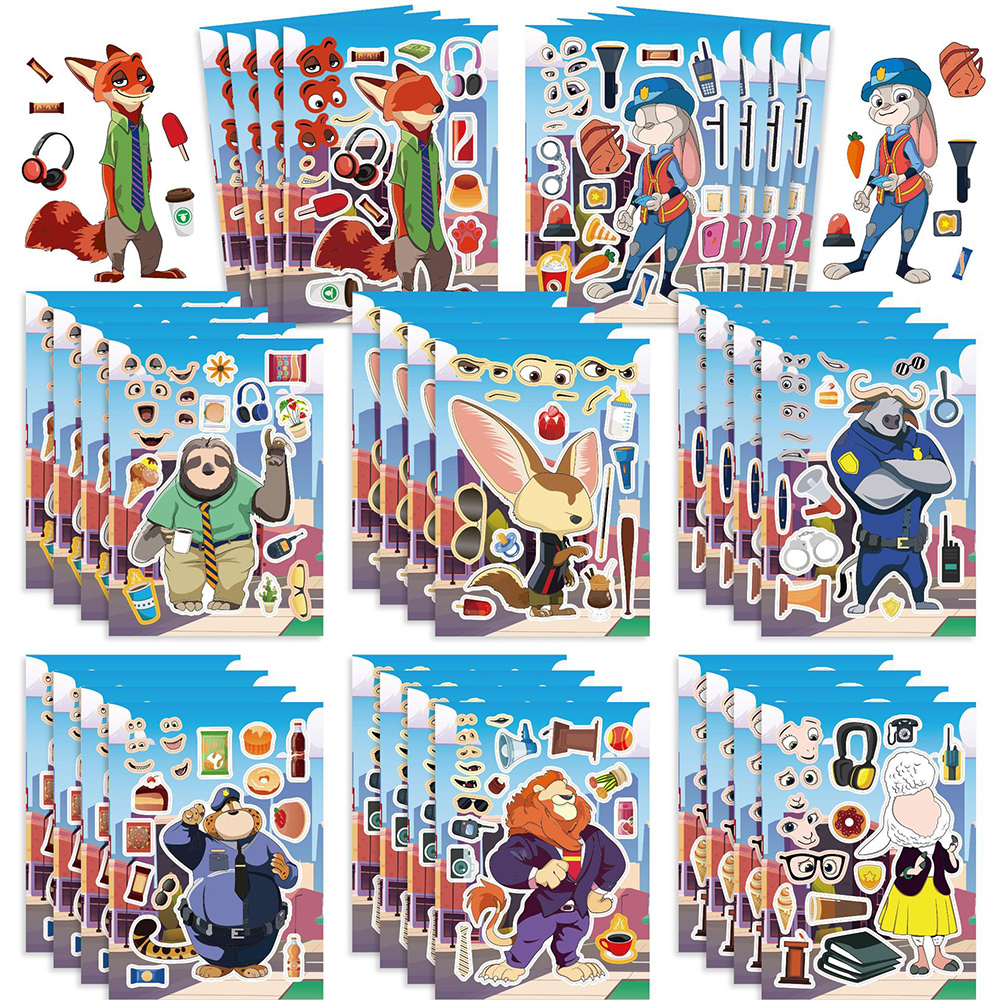 8/16pcs Disney Cartoon Zootopi - Zootopia Party Games 리뷰 및 가격