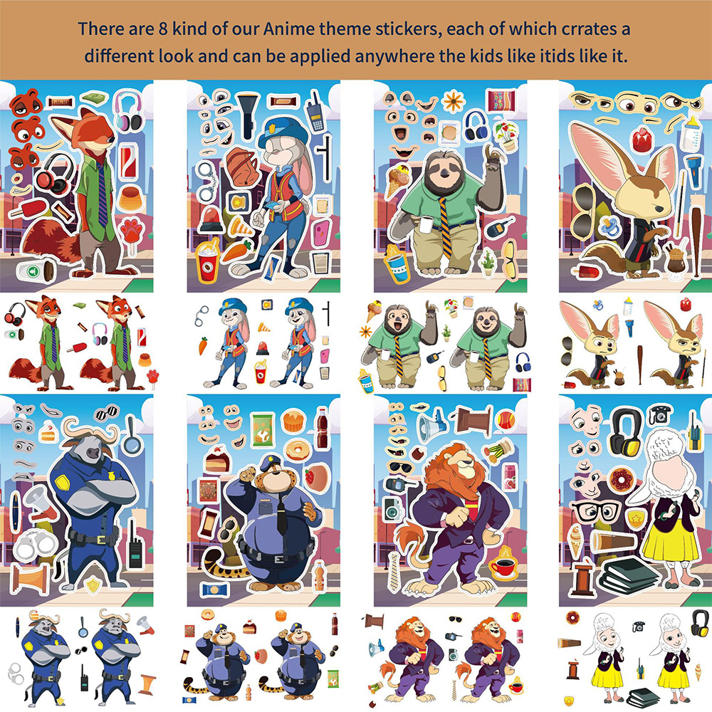8/16pcs Disney Cartoon Zootopi - Zootopia Party Games 리뷰 및 가격