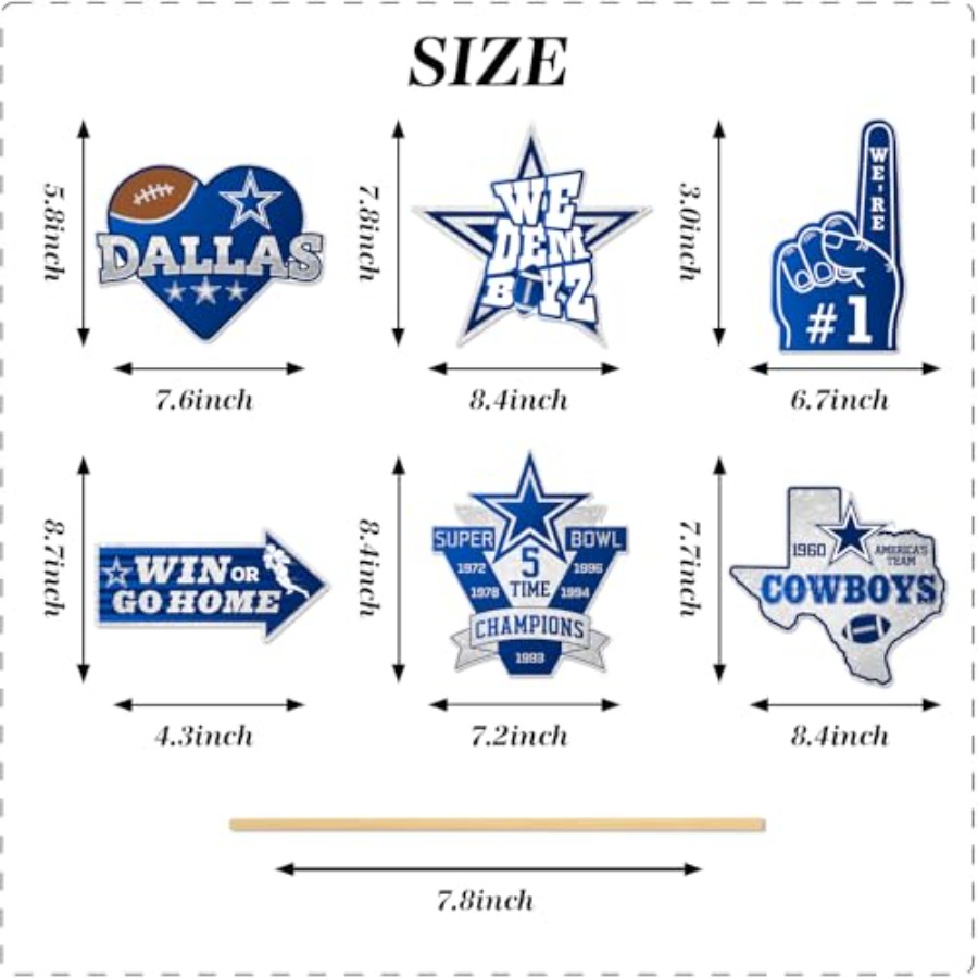 Cowboy Football Photo Booth Pr - Party Games No Props 리뷰 및 가격