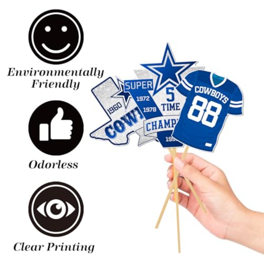 Cowboy Football Photo Booth Pr - Party Games No Props 리뷰 및 가격