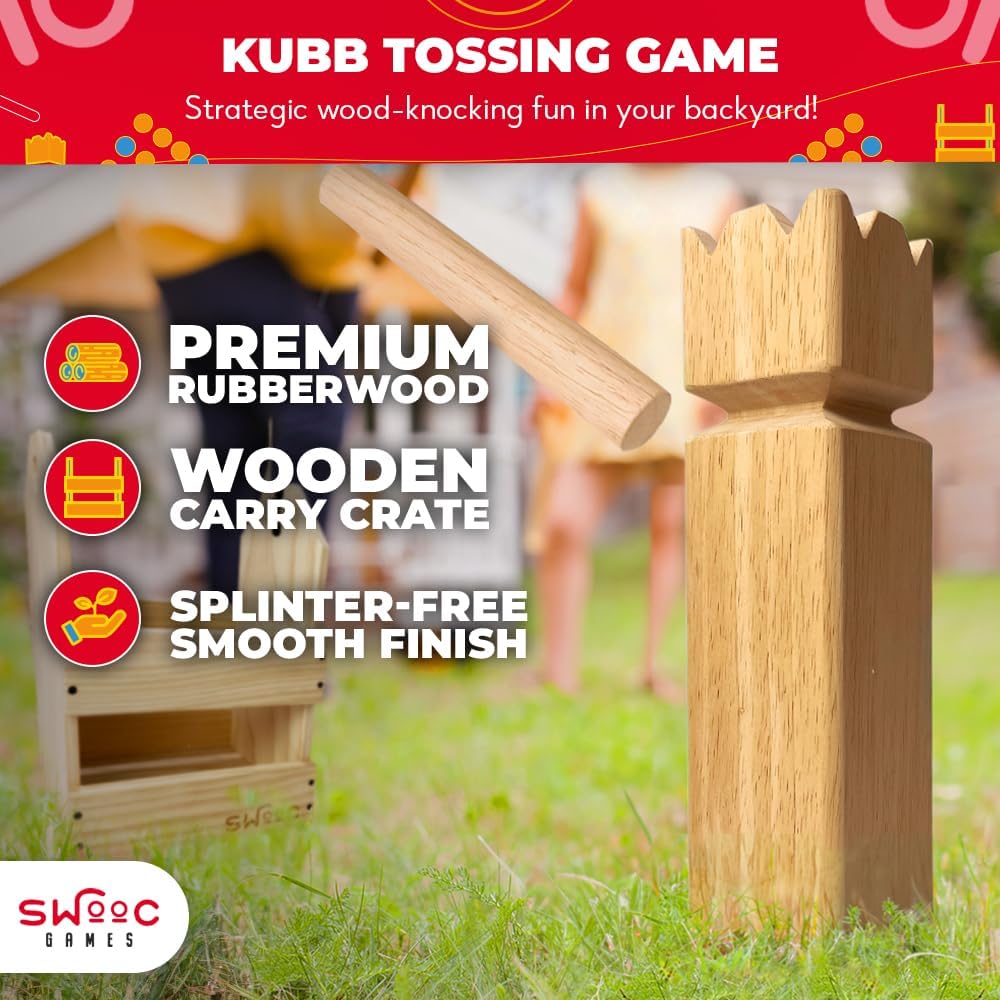 Premium Hardwood Kubb Yard Gam - Kubb Game Yard 리뷰 및 가격