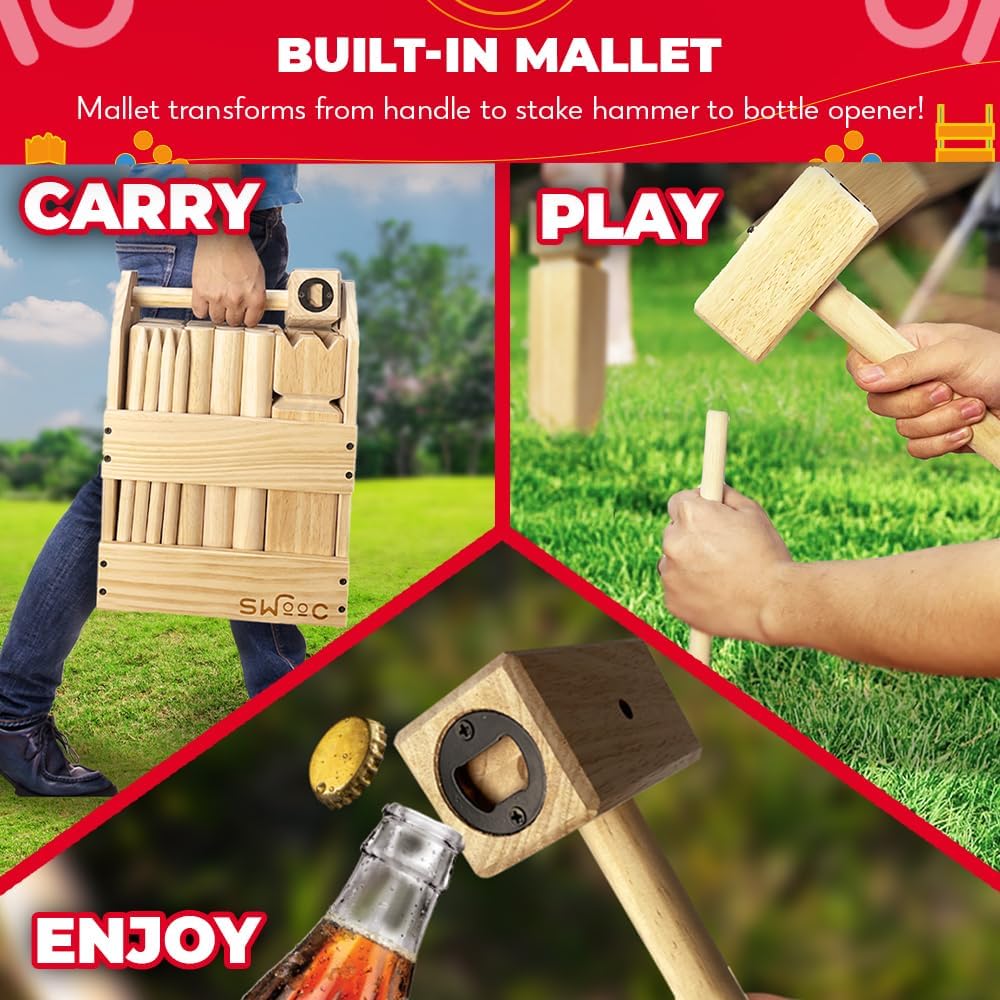 Premium Hardwood Kubb Yard Gam - Kubb Game Yard 리뷰 및 가격