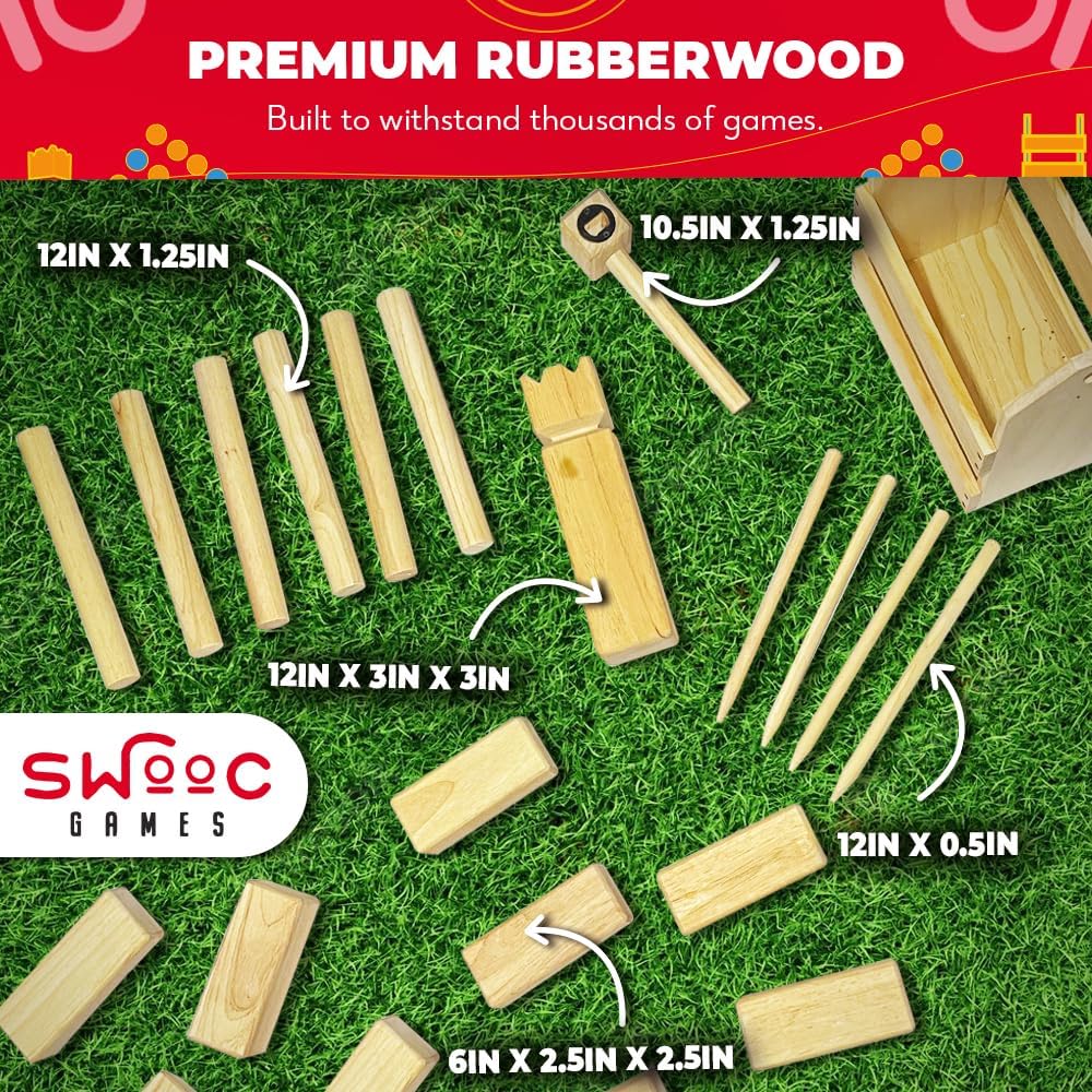 Premium Hardwood Kubb Yard Gam - Kubb Game Yard 리뷰 및 가격