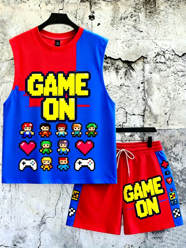Men's 2-Piece Loose Fit Sleeve - Party Games Game 리뷰 및 가격