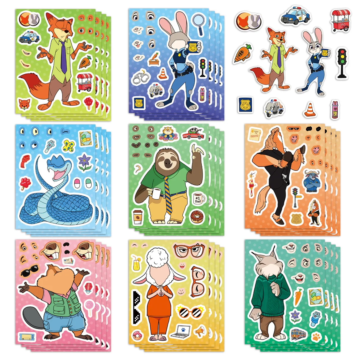 8/16Sheets Zootopia 2 Disney M - Zootopia Party Games 리뷰 및 가격