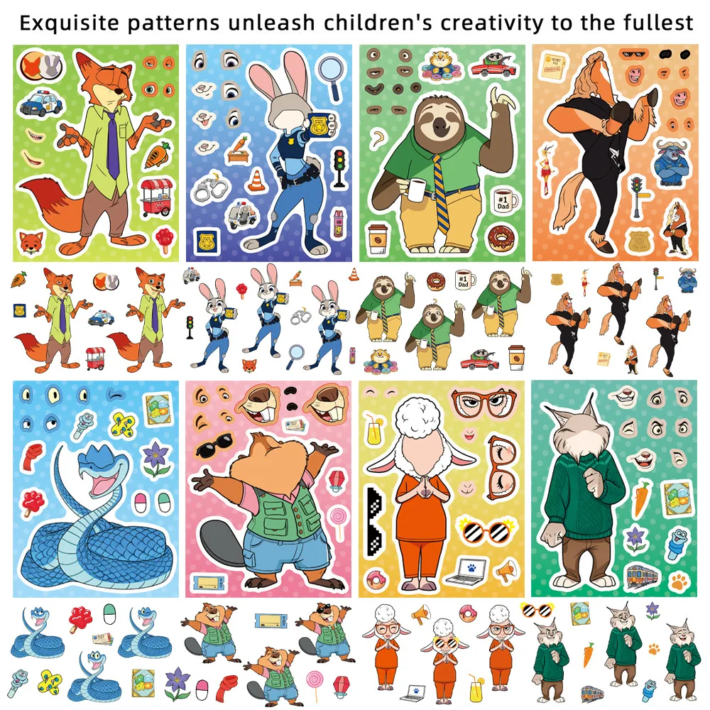 8/16Sheets Zootopia 2 Disney M - Zootopia Party Games 리뷰 및 가격