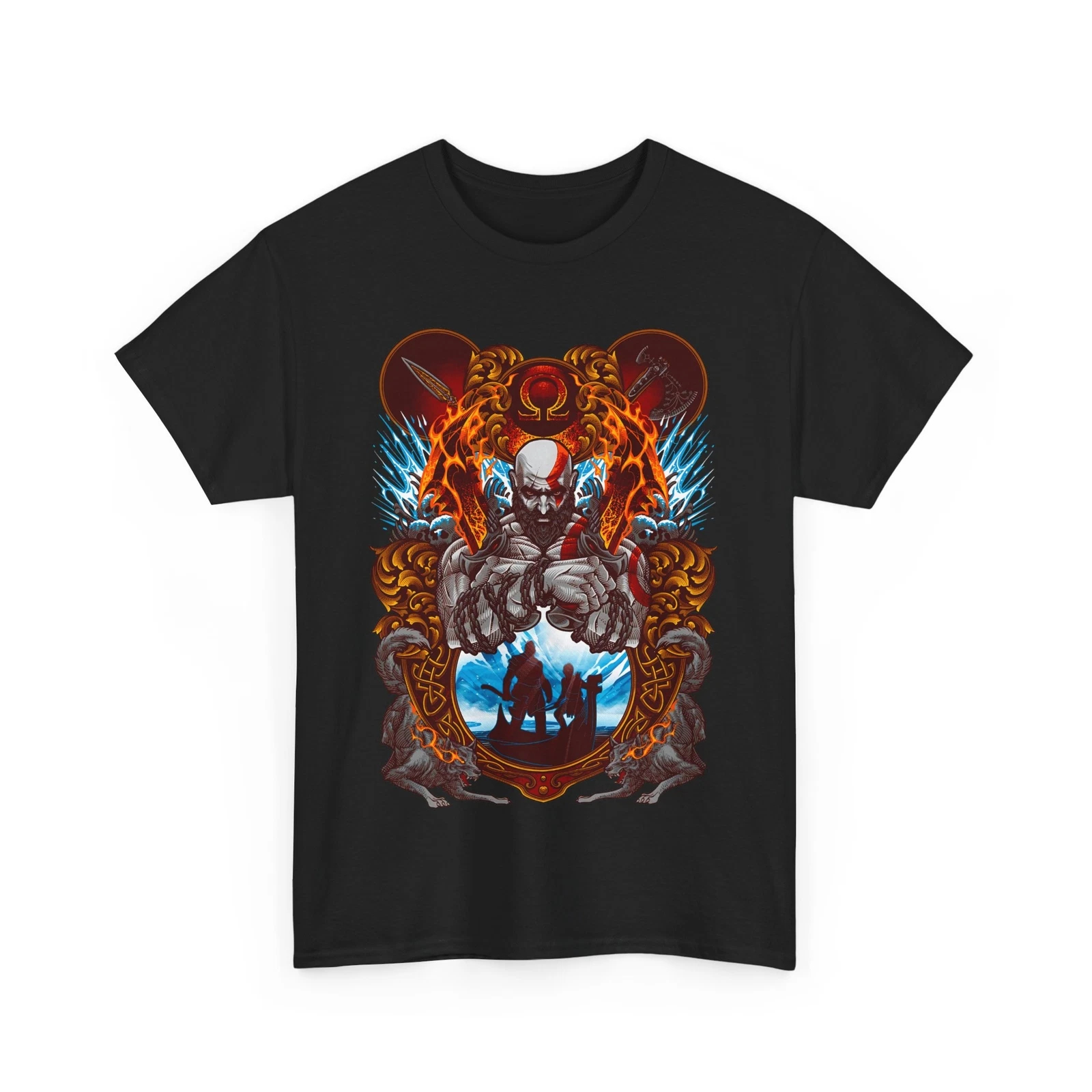 Video game T-shirt, Kratos, Sh - Party Games In Ps5 리뷰 및 가격
