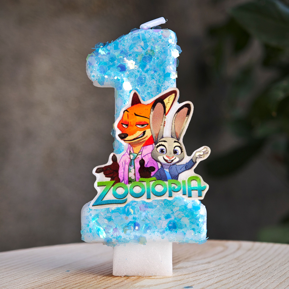 Zootopia Candle Number 0-9 Soc - Zootopia Party Games 리뷰 및 가격