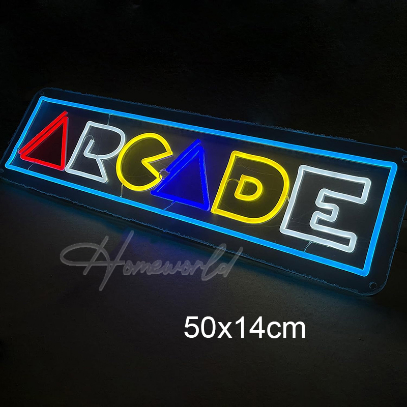 Arcade Neon Sign LED Game Room - Party Games Shop 리뷰 및 가격
