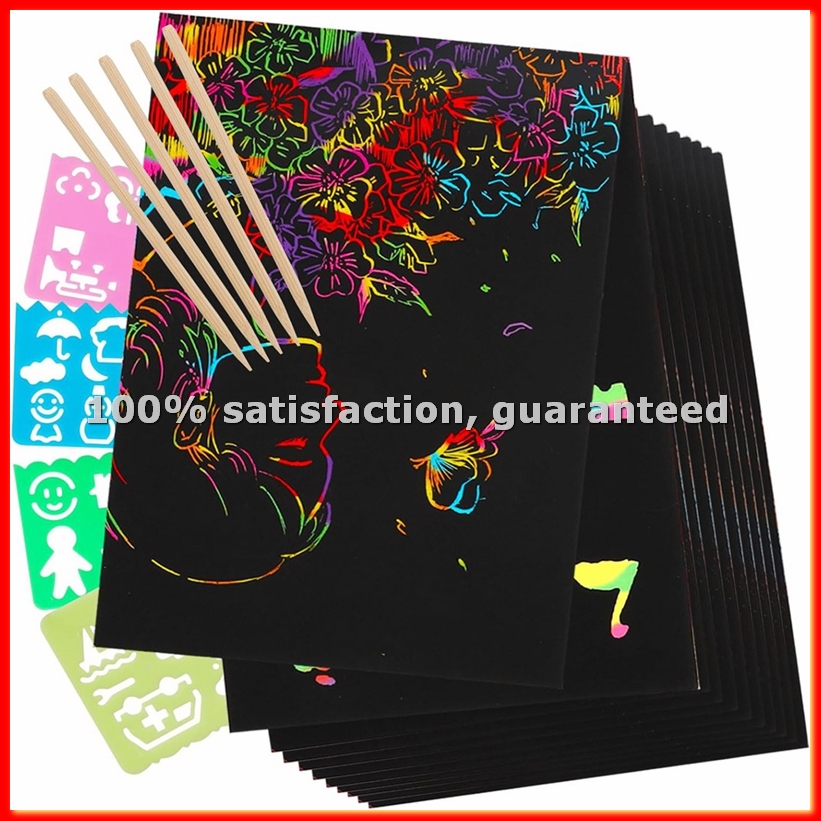 Scratch Paper Art Set, Black C - Party Games Game 리뷰 및 가격