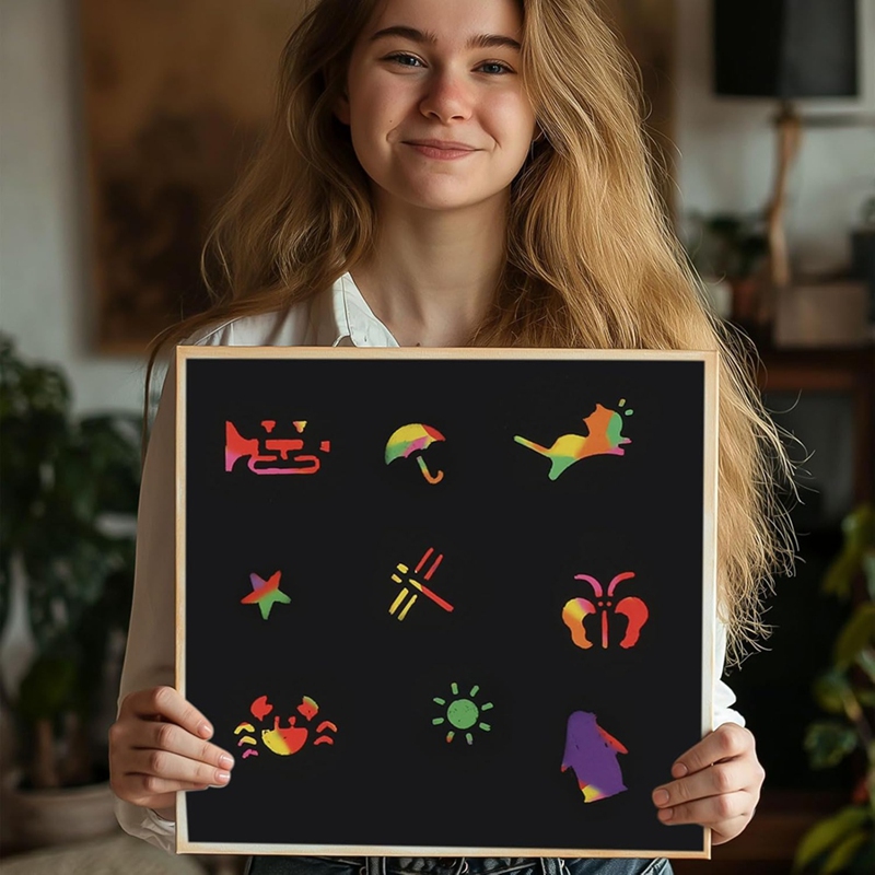 Scratch Paper Art Set, Black C - Party Games Game 리뷰 및 가격