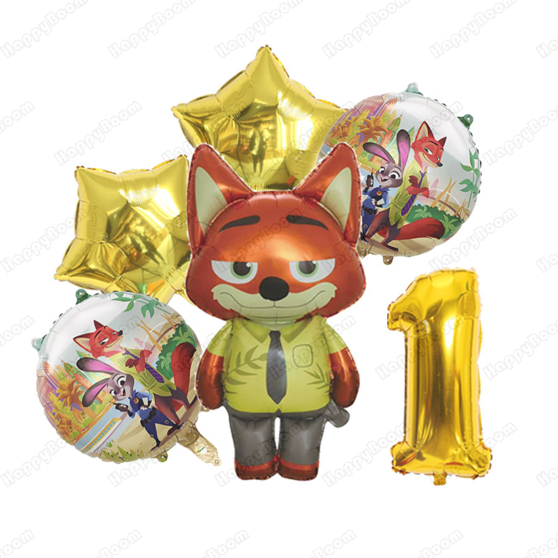 Cartoon Zootopia Balloons Birt - Zootopia Party Games 리뷰 및 가격