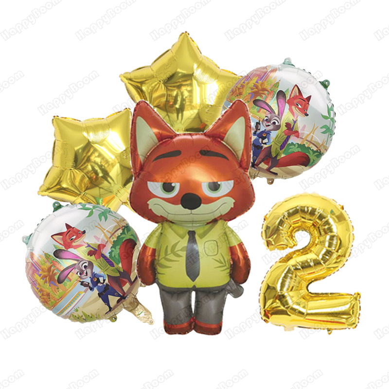 Cartoon Zootopia Balloons Birt - Zootopia Party Games 리뷰 및 가격