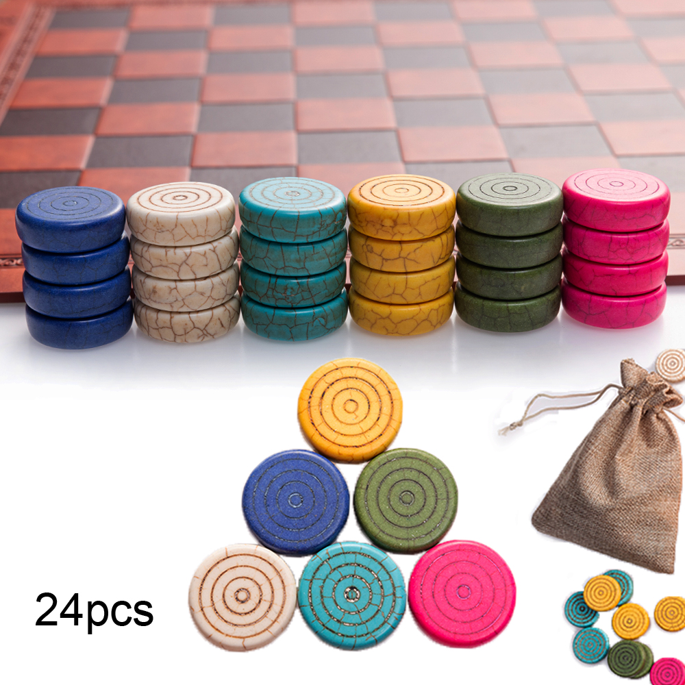 24pcs Stone Chess Checkers Tab - Party Games Multiplayer 리뷰 및 가격