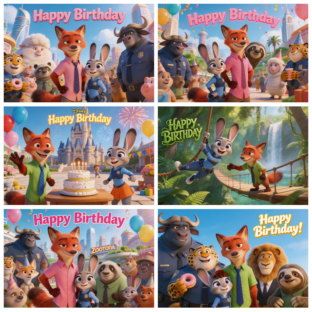 Zootopia Theme Birthday Party  - Zootopia Party Games 리뷰 및 가격