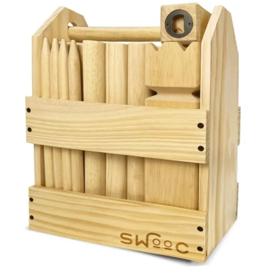 Backyard Kubb Game Set Premium - Kubb Game Yard 리뷰 및 가격