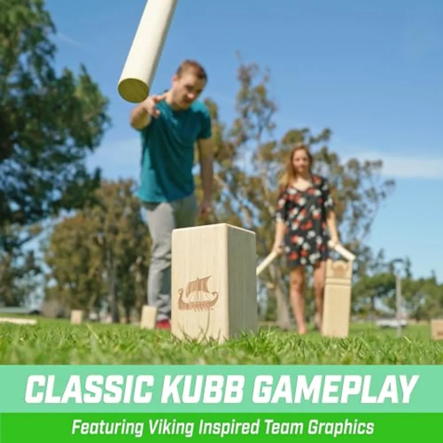Kubb Yard Game Set - Outdoor W - Kubb Game Yard 리뷰 및 가격