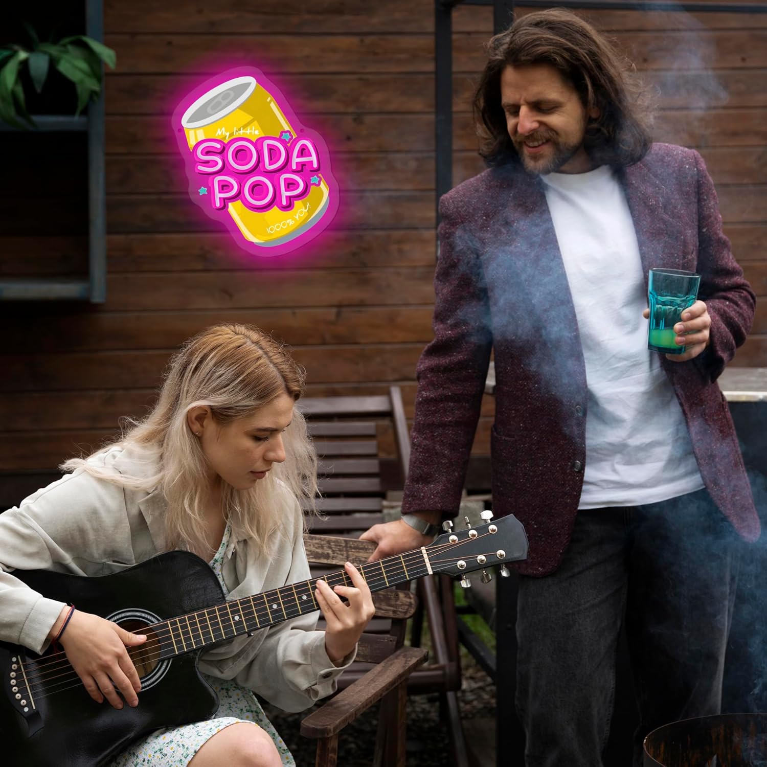 Soda Pop Neon Sign Beverage Ne - Party Games Shop 리뷰 및 가격