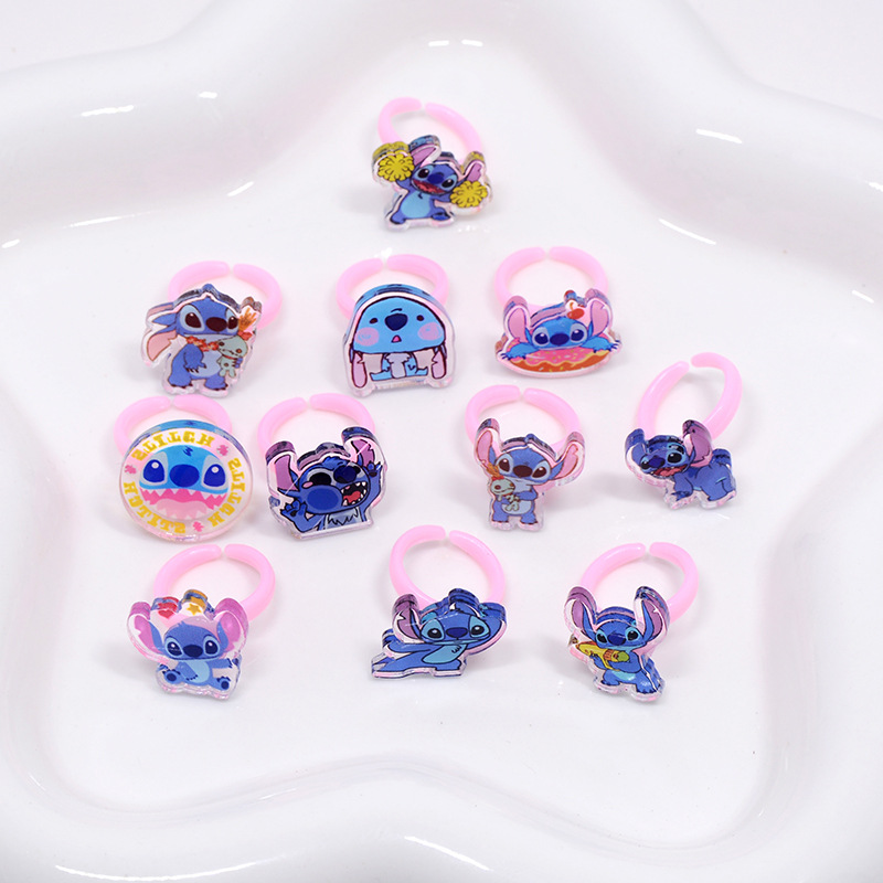 Stitch Acrylic Ring 10/20pcs K - Kids Party Games 리뷰 및 가격