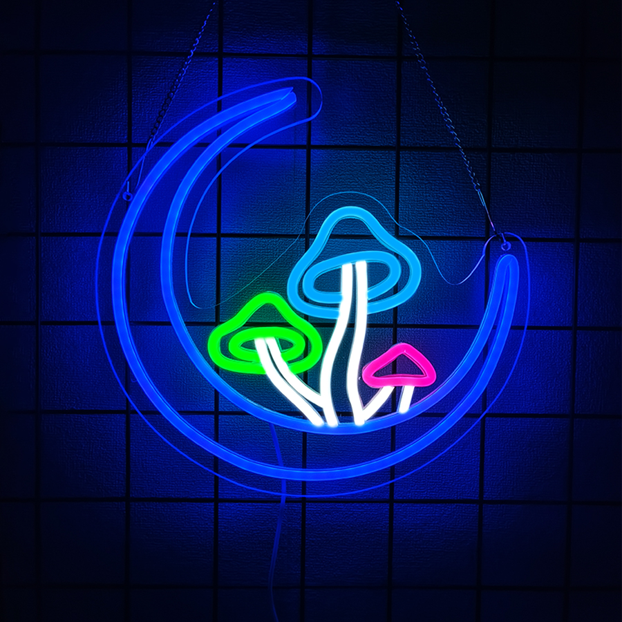 Mushroom Series Neon Sign For  - Party Games Shop 리뷰 및 가격