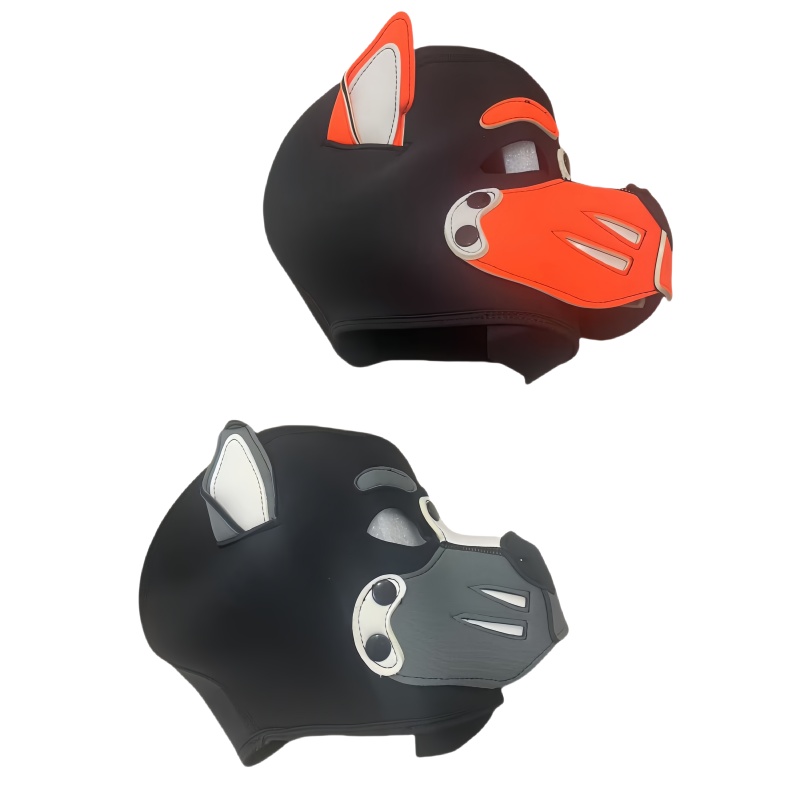 Erotic Colorful Dog Hood Mask  - Party Games Shop 리뷰 및 가격