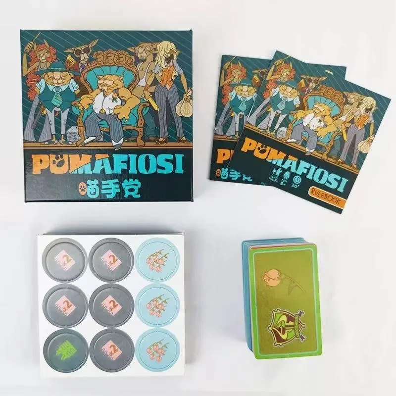 Pumafiosi Board Game card luck - Party Games Multiplayer 리뷰 및 가격