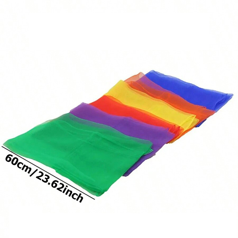 Six Color Silk Scarf Party Fav - Party Games No Props 리뷰 및 가격