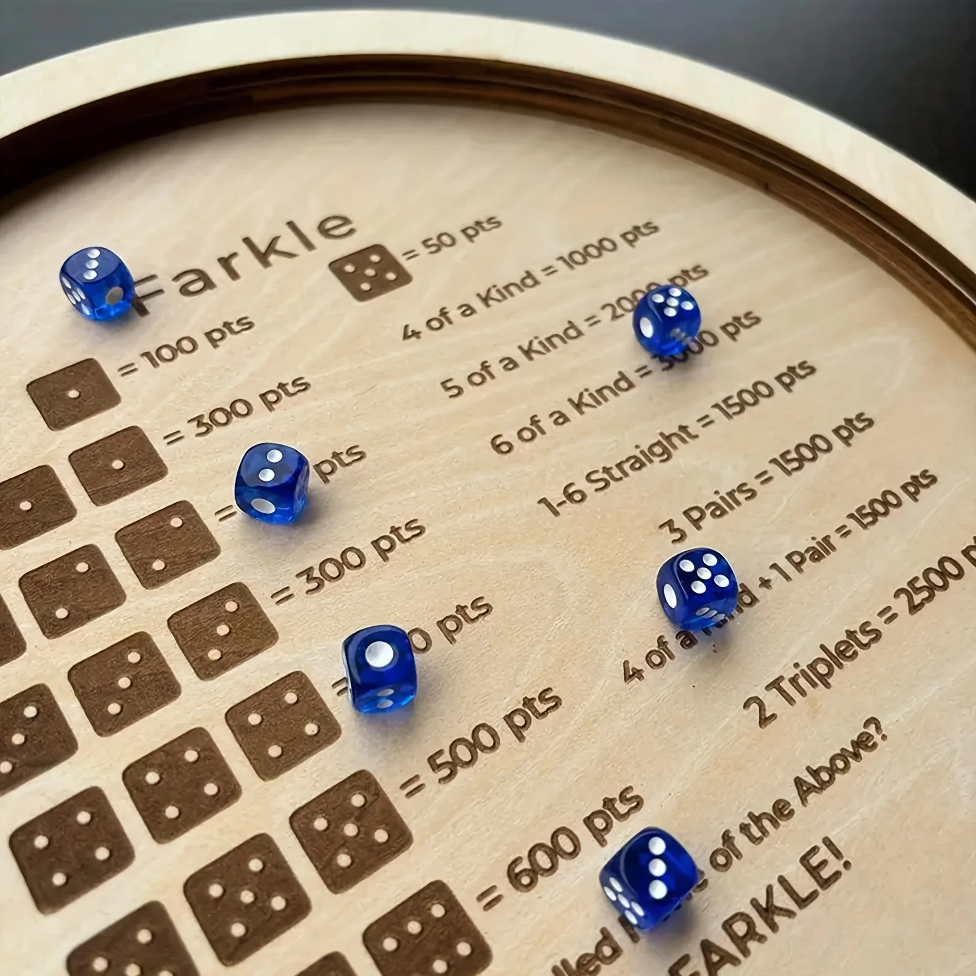 1 piece of wooden dice tray fo - Party Games Game 리뷰 및 가격