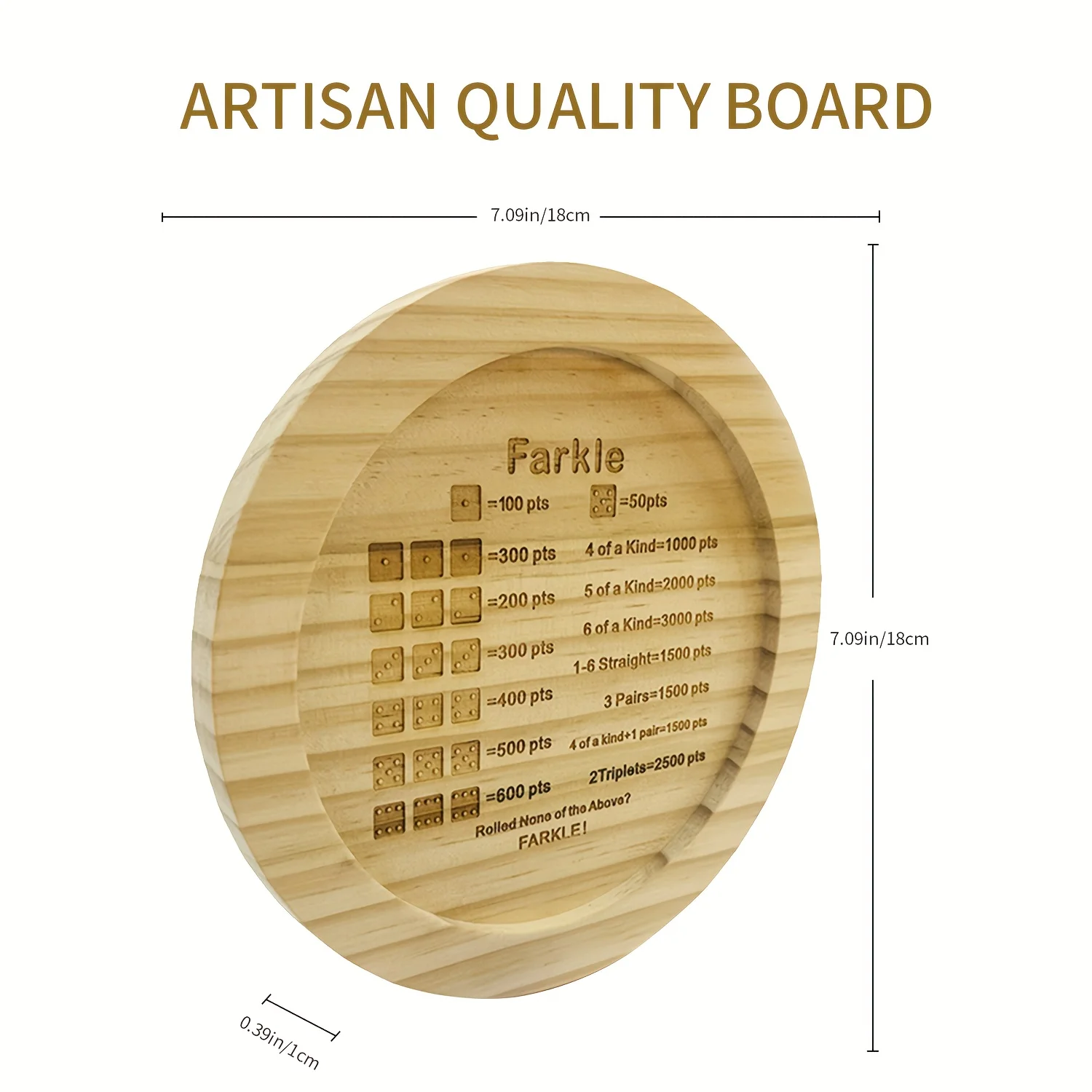 1 piece of wooden dice tray fo - Party Games Game 리뷰 및 가격