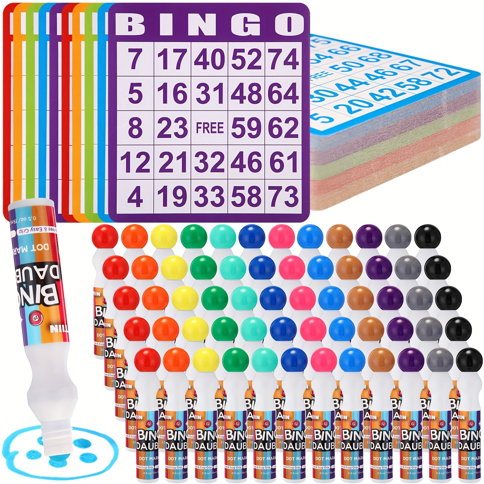 Set of 148 Bingo Game Cards in - Party Games Game 리뷰 및 가격