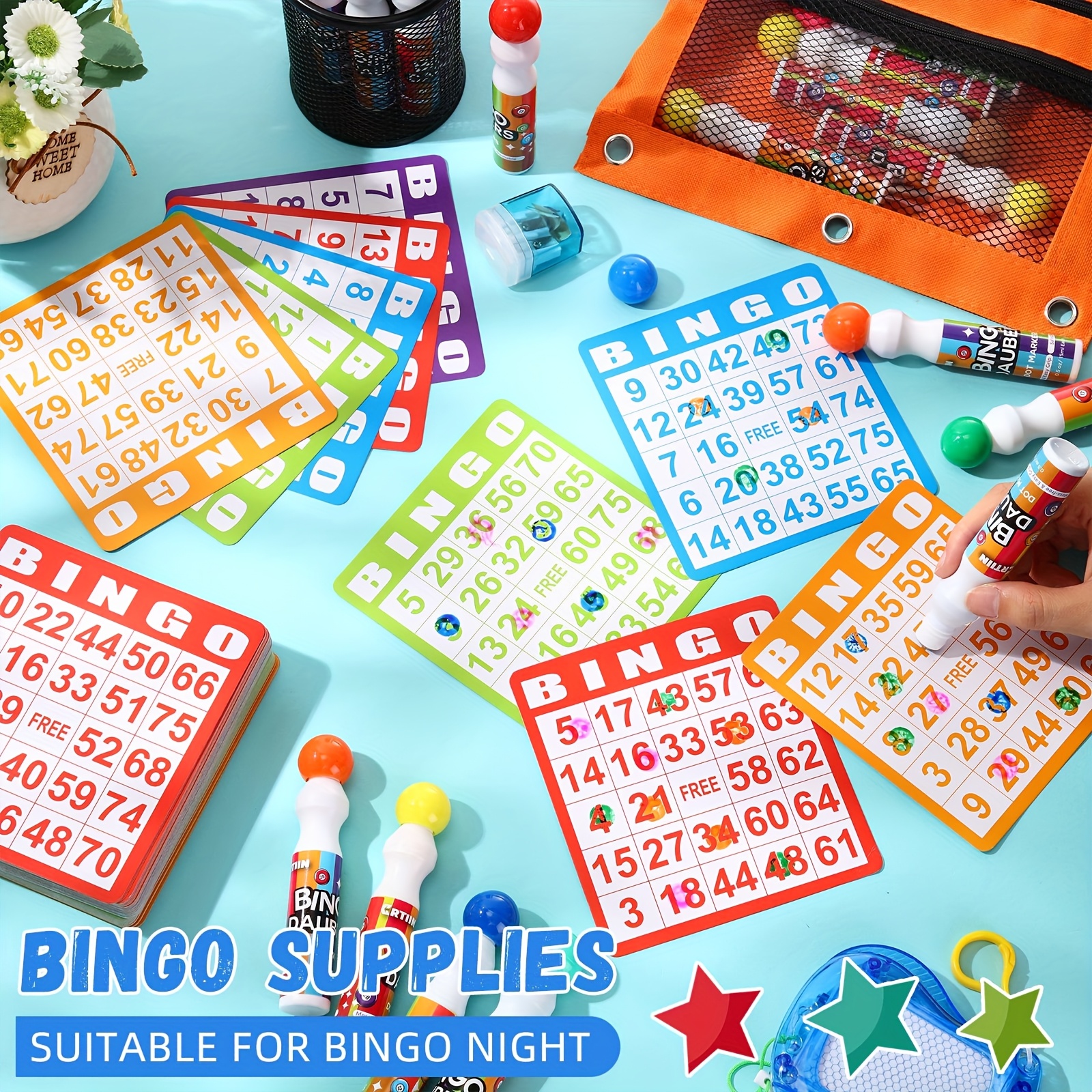Set of 148 Bingo Game Cards in - Party Games Game 리뷰 및 가격
