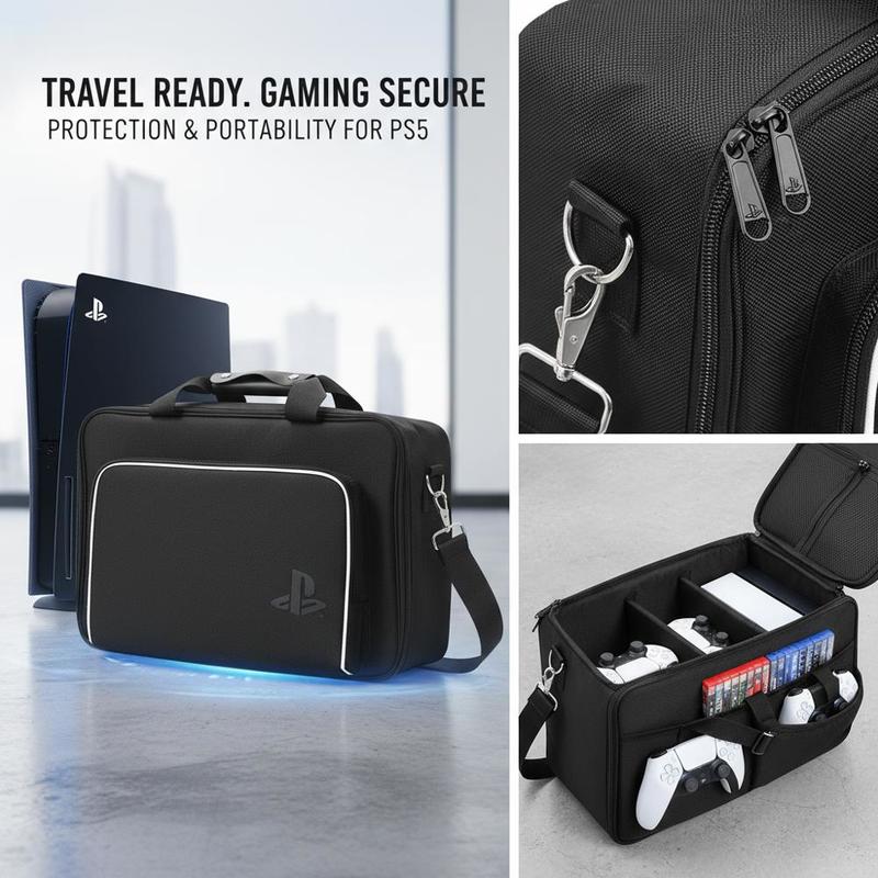 Game Console Suitcase 17x12x7  - Party Games In Ps5 리뷰 및 가격