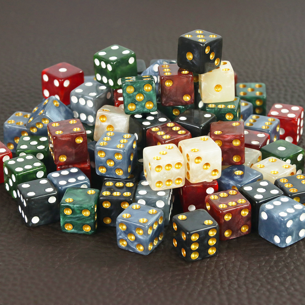 Marble Effect Dice 10pc/set 12 - Party Games Gamecube 리뷰 및 가격