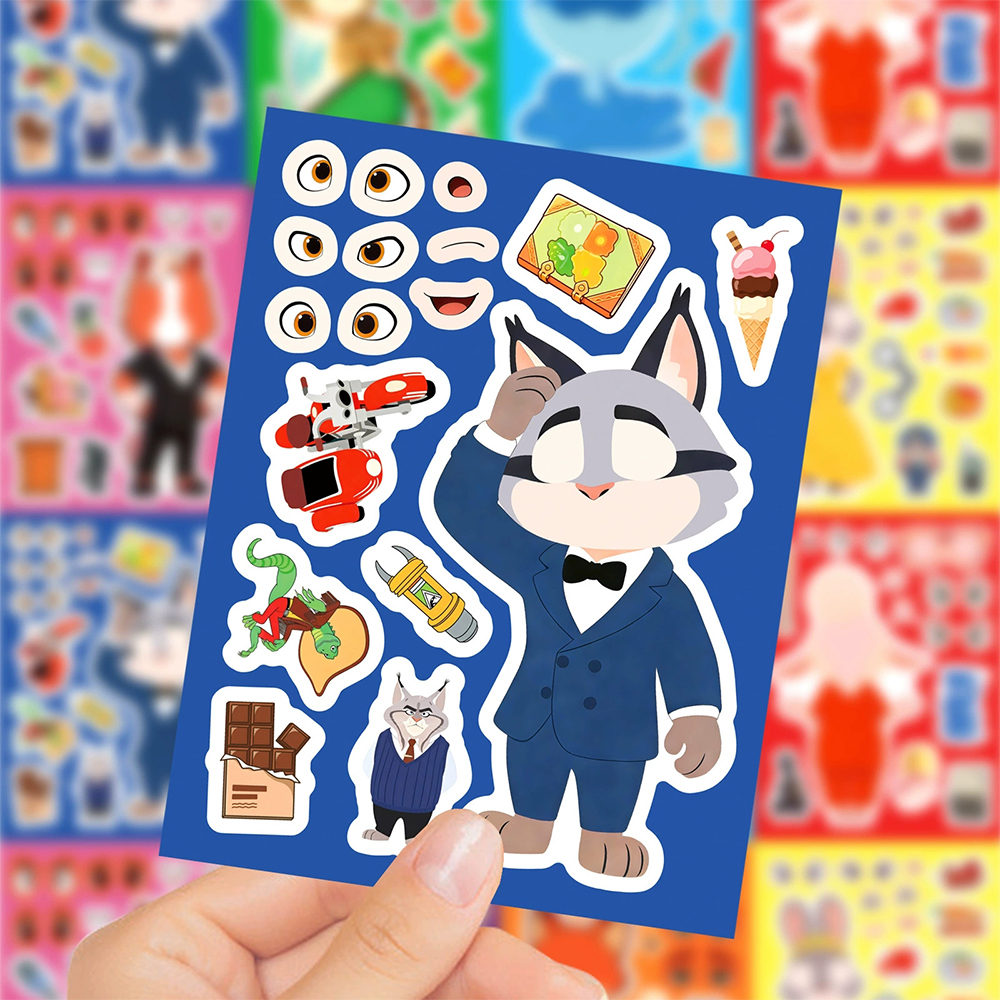 8/16sheets Disney Anime Zootop - Zootopia Party Games 리뷰 및 가격